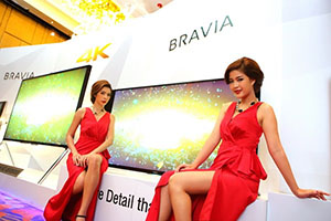 Pretty บริษัท โซนี่ ไทย จำกัด ได้จัดงานแถลงข่าวเปิดตัว TV BRAVIA 4K